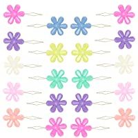 Riddur - Juego de enhebrador- 20 unidades de perlas- enhebrador- enhebrador de flores- juego de enhebrador de agujas…